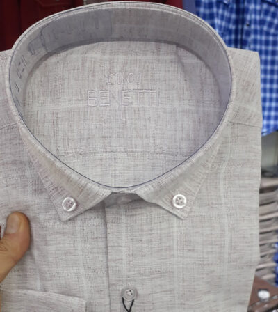 Toptan klasik erkek gömlek geçişli