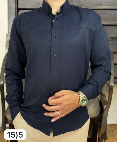 Toptan Düz Slim-Fit Erkek Gömlek