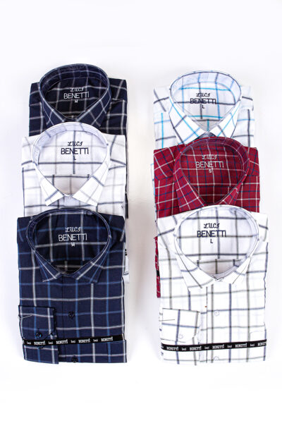 Toptan Kareli Klasik Gömlek Çeşitleri