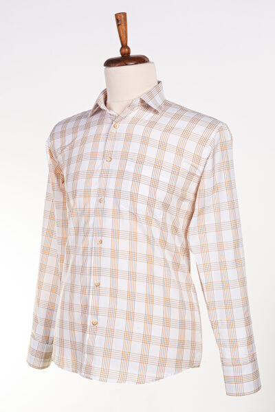 Toptan Çizgili Klasik Erkek Gömlek